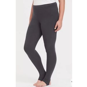 NWT Torrid Grey Premium Stirrup Legging